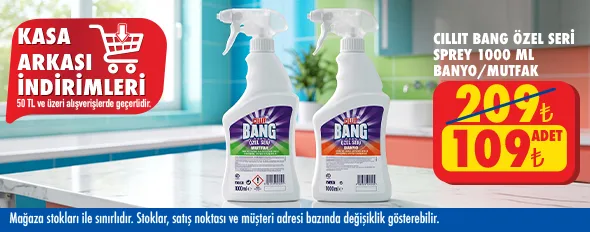 50 TL ve üzeri alışverişte 109.00 TL