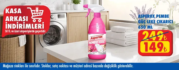 50 TL ve üzeri alışverişte 149.00 TL