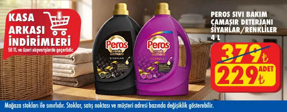 50 TL ve üzeri alışverişte 229.00 TL
