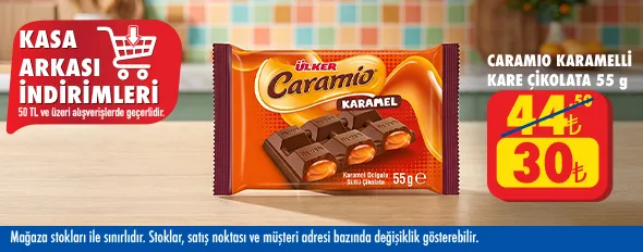 50 TL ve üzeri alışverişte 30.00 TL