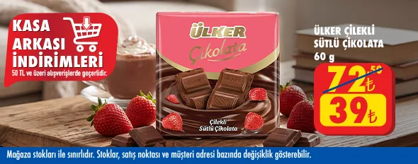 50 TL ve üzeri alışverişte 39.00 TL