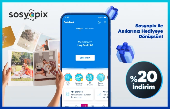 Sosyopix’te %20 İndirim Ayrıcalığı