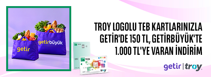 Getir'de 1.000 TL'ye Varan İndirim | Türk Ekonomi Bankası