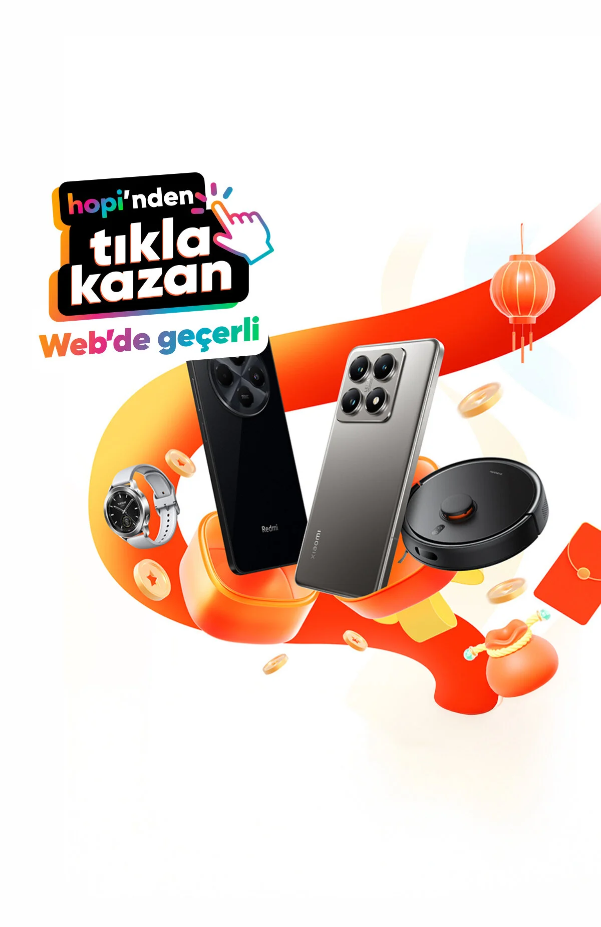 mi.com.tr'de Tıkla Kazan ile %1 Paracık!