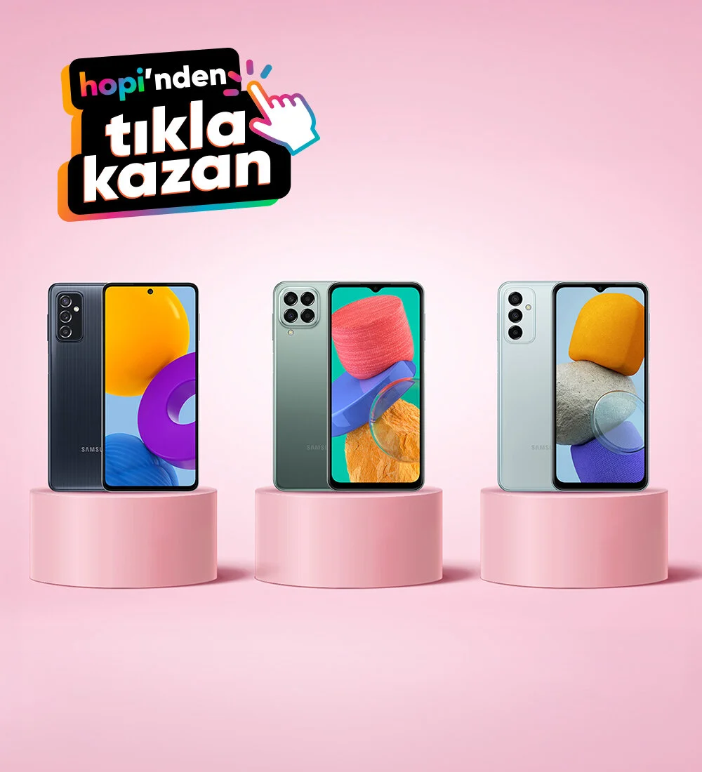 Tıkla Kazan butonuyla Samsung mobil uygulamasından ve samsung.com'dan yapılacak seçili kategorilerde %6 Paracık kazan. Alışverişini markanın websitesinden yapacaksan çerezleri onaylamalısın. Markanın mobil uygulamasından yapacaksan telefonundaki genel uygulama takip izni alma saçeneğini aktifleştirerek uygulamaların takip iznine onay vermelisin ve alışveriş yapacağın uygulamanın takip izinlerini açmalısın. Aksi durumda Paracık kazanımı yoktur.