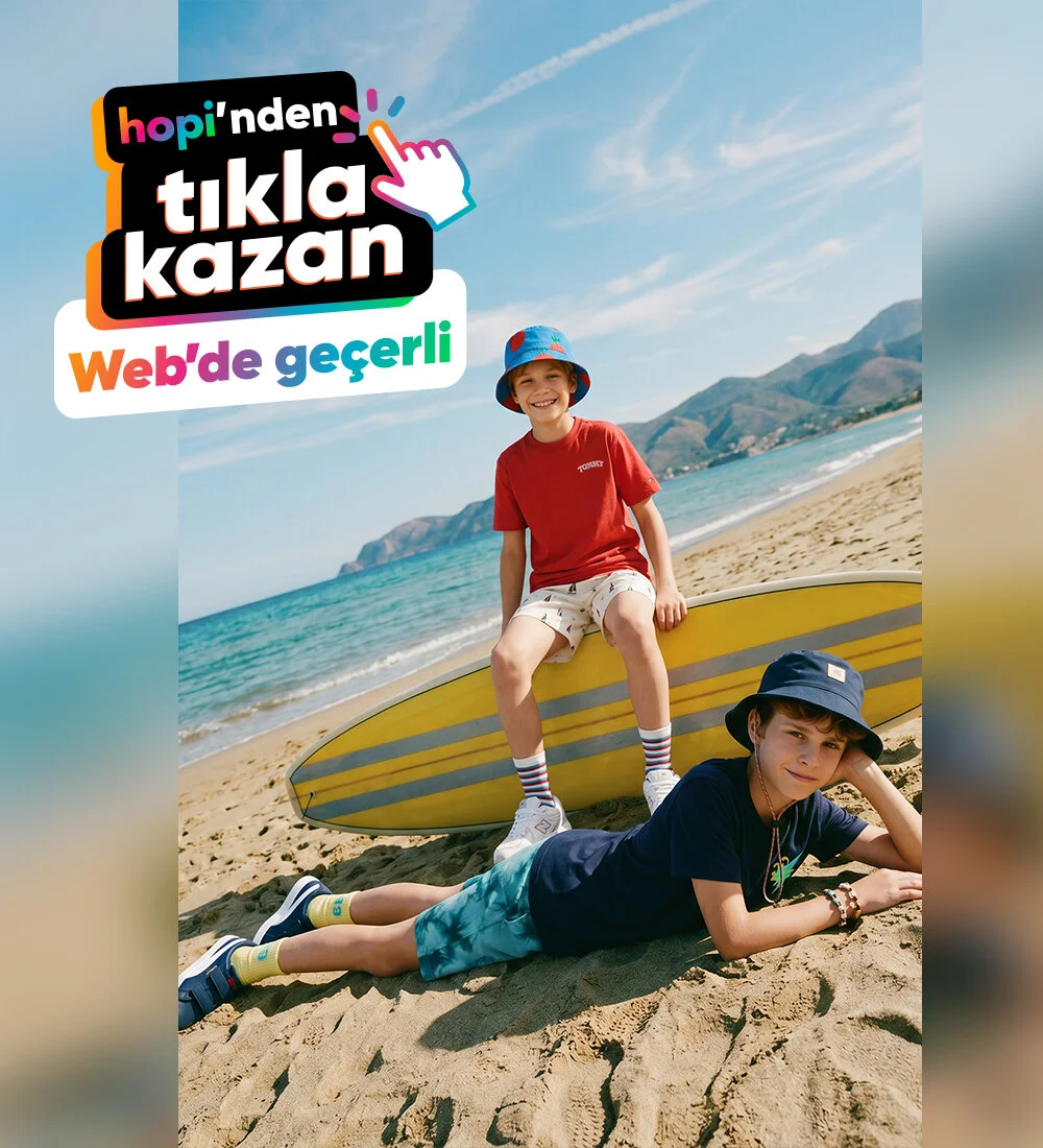 Tıkla Kazan butonuyla superkids.com.tr'de %3 Paracık kazan. Alışverişini markanın websitesinden yapmalısın. Yönlendikten sonra çerezleri onaylamalısın. Aksi durumda Paracık kazanımı yoktur.