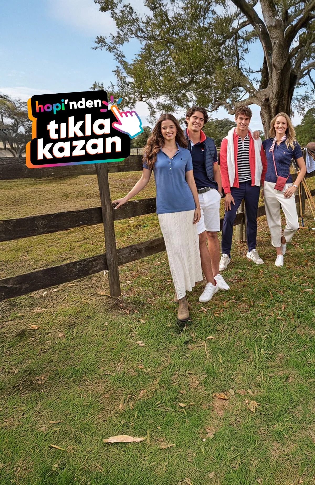 Tıkla Kazan butonuyla tr.uspoloassn.com ve mobil uygulamasından yapacağın alışverişlerde %3 Paracık kazan. Paracık'a ek, USPAHOPI225 koduyla 2,500 TL üzeri alışverişine 225 TL daha az öde. Alışverişini markanın websitesinden yapacaksan çerezleri onaylamalısın. Markanın mobil uygulamasından yapacaksan telefonundaki genel uygulama takip izni alma saçeneğini aktifleştirerek uygulamaların takip iznine onay vermelisin ve alışveriş yapacağın uygulamanın takip izinlerini açmalısın. Aksi durumda Paracık kazanımı yoktur.