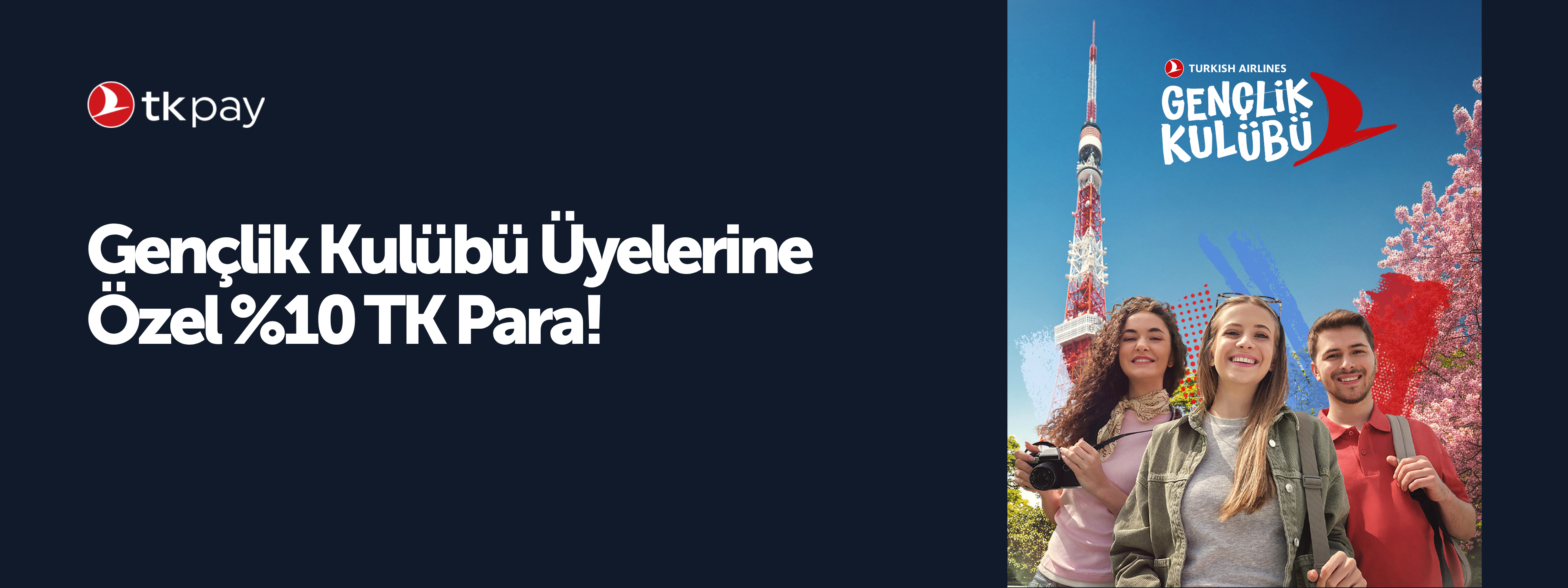 Gençlik Kulübü üyelerine %20 TK Para!