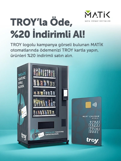 TROY’la Öde, %20 İndirimli Al